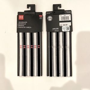 2 UNDER ARMOUR MINI HEADBANDS - 6 PACK YOUTH